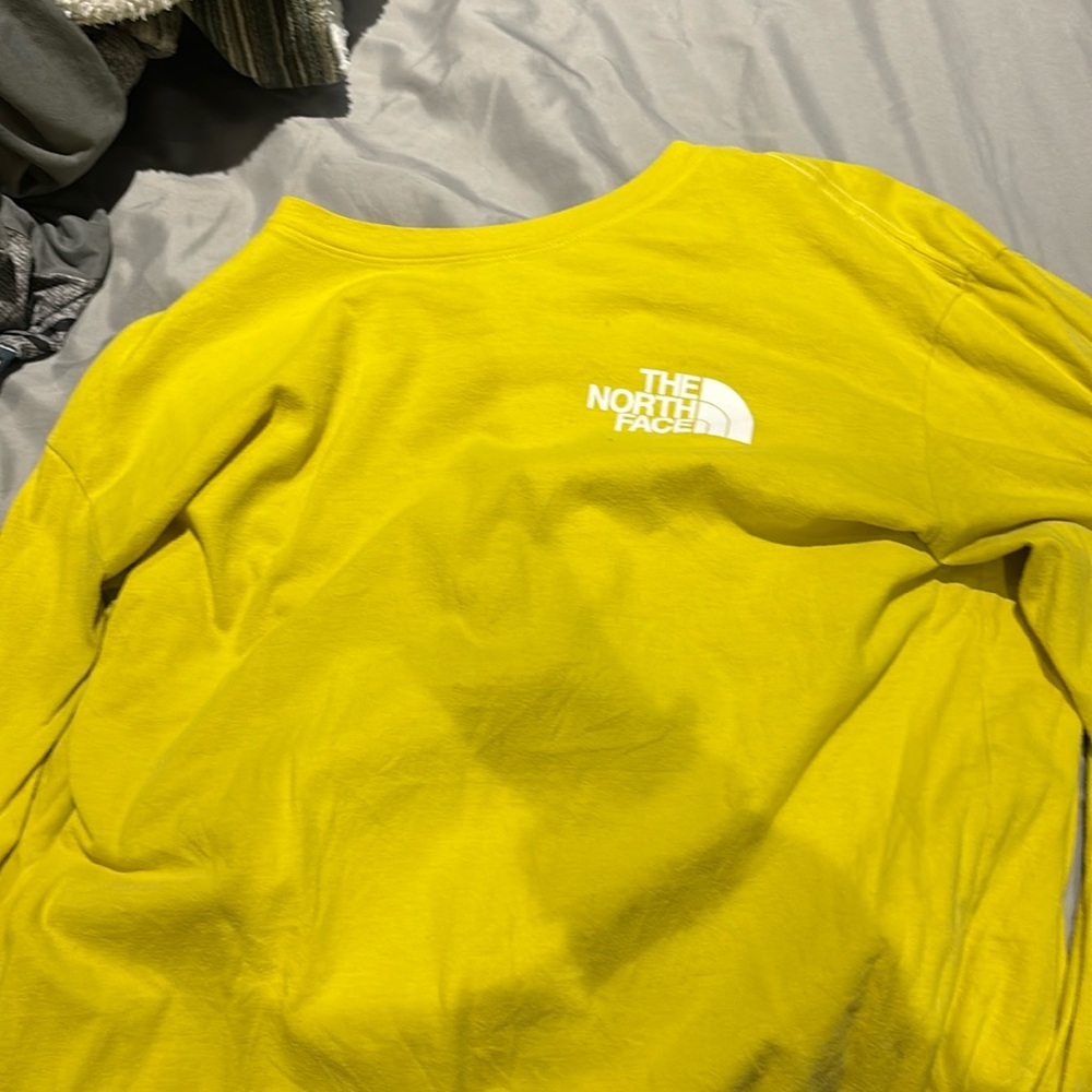 yellow men’s long sleeve tee